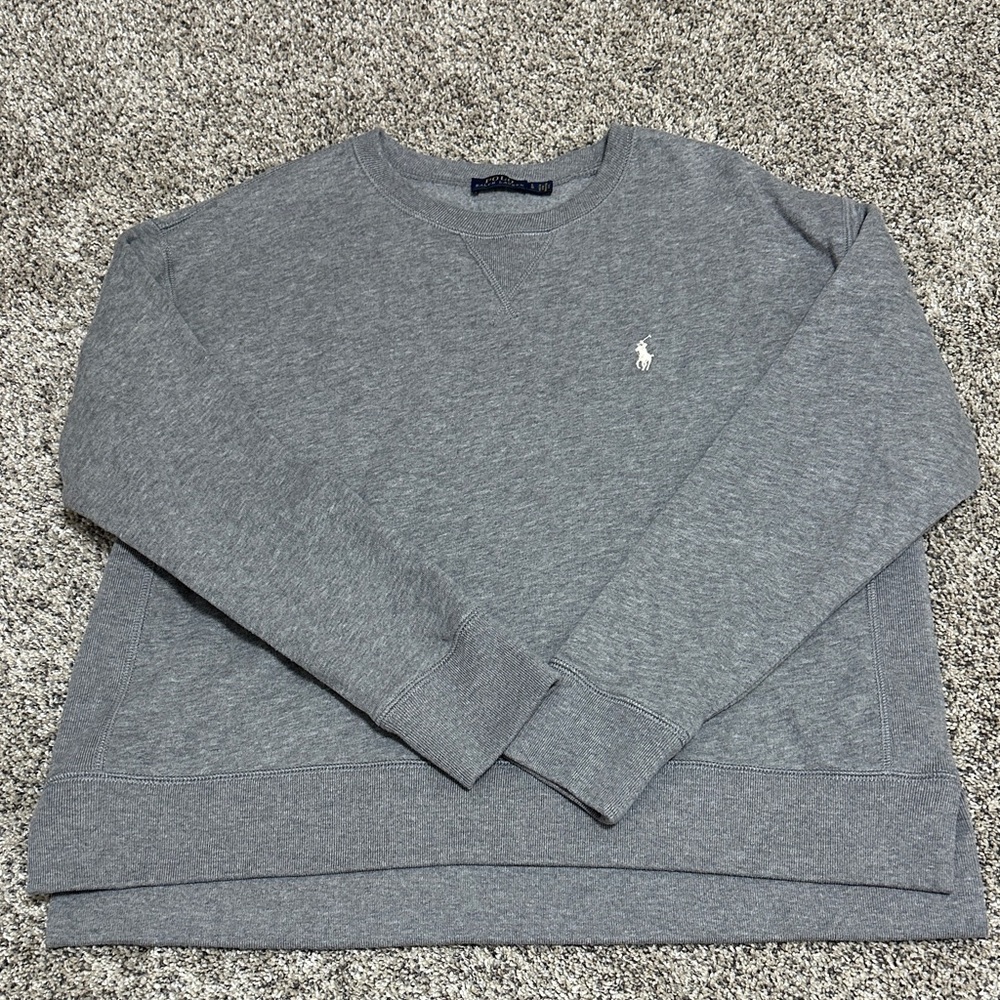 Ralph Lauren Men's Gray Crewneck Sweater